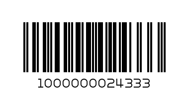 Игрушки - Штрих-код: 1000000024333