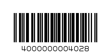 Носки 01051 22-24 - Штрих-код: 4000000004028