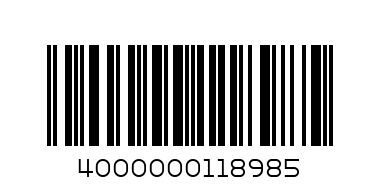 ведро песочное 3 - Штрих-код: 4000000118985