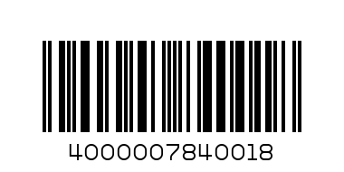 Сметана 20 проц.  0,5кг - Штрих-код: 4000007840018
