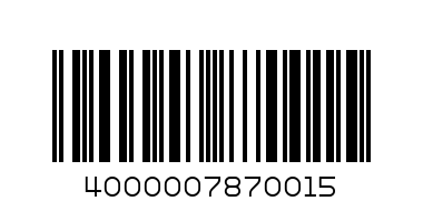 Творог 5пр 0.25кг - Штрих-код: 4000007870015