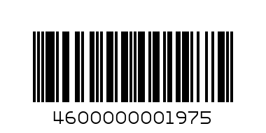 Уголок 197 - Штрих-код: 4600000001975