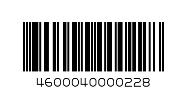 Соломка из лосося 20 г - Штрих-код: 4600040000228
