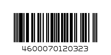 бутылка  323 - Штрих-код: 4600070120323