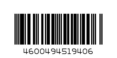Вода АКВА актив 0,6л - Штрих-код: 4600494519406