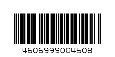 вывод - Штрих-код: 4606999004508