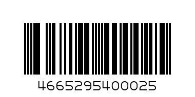 песочн. набор - Штрих-код: 4665295400025