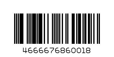 Кисть Белка №1 - Штрих-код: 4666676860018