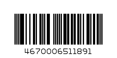 Молоко МИЛУШКА 3.2пр 1л - Штрих-код: 4670006511891