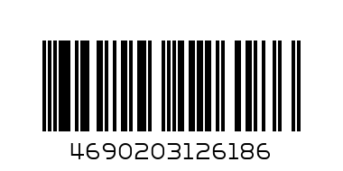 вилка 1 шт - Штрих-код: 4690203126186