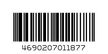 Папка-портфель с  6 отдел.БЮРО.с окантов.синяя - Штрих-код: 4690207011877