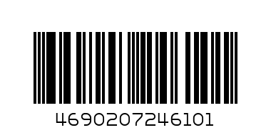 Портфель черный 6 отд - Штрих-код: 4690207246101