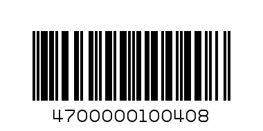 4700000100408 - Штрих-код: 4700000100408