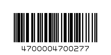 ГЛАДИАТОР - Штрих-код: 4700004700277