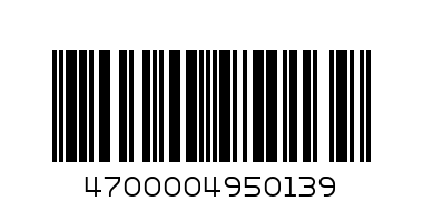 Вода Калибра б.г 1.0л - Штрих-код: 4700004950139