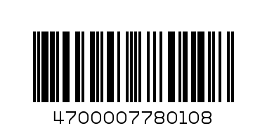 ПИЦА - Штрих-код: 4700007780108