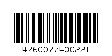 plambir sudlu 60 gr - Штрих-код: 4760077400221