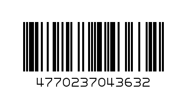 Рожок Сваля сливочный 100г - Штрих-код: 4770237043632