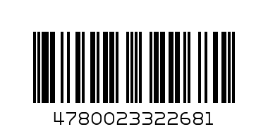 eclair "3D" N 2.81 - Штрих-код: 4780023322681
