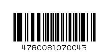 Мультибокс 3,8л - Штрих-код: 4780081070043