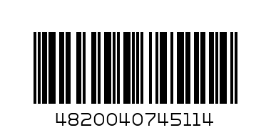 Молоко "Добрыня" 2,5% ТF 900г - Штрих-код: 4820040745114