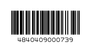 Вода"Nova"(дюшес),1.5л - Штрих-код: 4840409000739