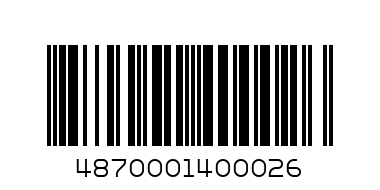 Мука 1с фас. 2 кг - Штрих-код: 4870001400026