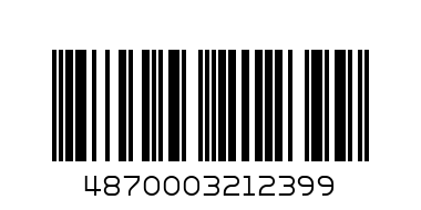 Кефир 2.5проц 1л - Штрих-код: 4870003212399