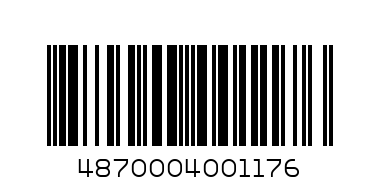 водка пшеничная 05л - Штрих-код: 4870004001176