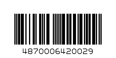 Молоко Зенченко 2.5 - Штрих-код: 4870006420029