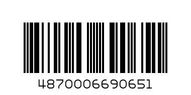 Халва воздушная 210г - Штрих-код: 4870006690651