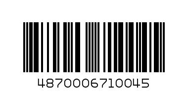 Квас Первоквас (1,5л) - Штрих-код: 4870006710045