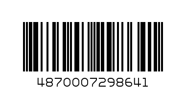 губка бабочка - Штрих-код: 4870007298641