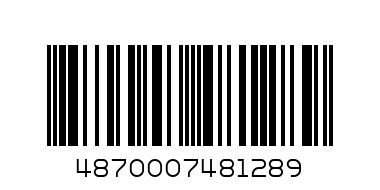 кисель быстрорастворимый черничный - Штрих-код: 4870007481289