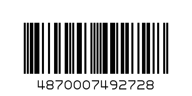 Творог 0 проц. 500 г. - Штрих-код: 4870007492728