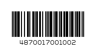 водка Кристалл 0.2 - Штрих-код: 4870017001002