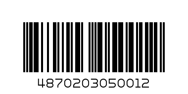 Настоящее сливочное - Штрих-код: 4870203050012