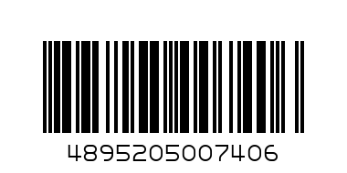 Удлинитель 3м (3роз.2,2кВт, выкл. ПВС2х0,75) - Штрих-код: 4895205007406
