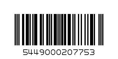 фьюс чай зеленый с лимоном 1л - Штрих-код: 5449000207753