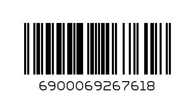 Папка-портфель А4 6 отделов серая 6926761 - Штрих-код: 6900069267618