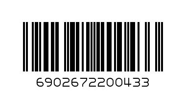 пинцет 0043 - Штрих-код: 6902672200433