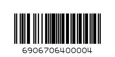 свечка в торт воск цифра 4 синяя 8*5см 670640 - Штрих-код: 6906706400004