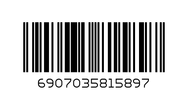 ЕМКОСТЬ ДЛЯ СЫПУЧИХ ПРОДУКТОВ ПУРПУР 11,5x11,5 СМ. ВЫСОТА=15 СМ.  700 МЛ. 358-1589 - Штрих-код: 6907035815897