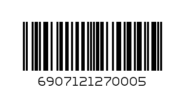 Набор Папка А4 на молнии 2шт 712127 - Штрих-код: 6907121270005