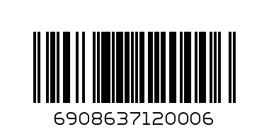 Щетка-сметка + скребок 53см 863712 - Штрих-код: 6908637120006