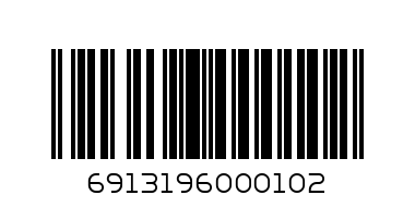 Вилка столовая 6 шт - Штрих-код: 6913196000102