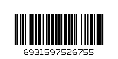 Carnet A6 2675 - Штрих-код: 6931597526755