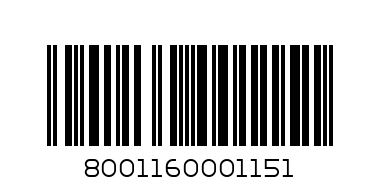 Напиток энерг.ГАТОРЭЙД 0.5л. - Штрих-код: 8001160001151