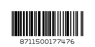 Лампа цветная Philips 15W E27 (синий) - Штрих-код: 8711500177476