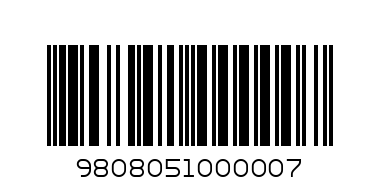 MASHIN 565-1 - Штрих-код: 9808051000007